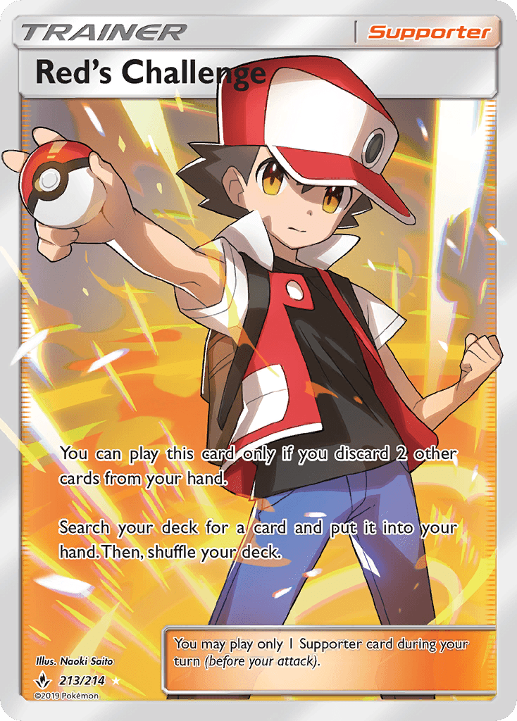 Red's Challenge Unbroken Bonds card