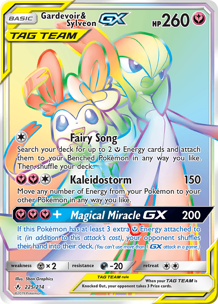 Gardevoir & Sylveon-GX Unbroken Bonds card