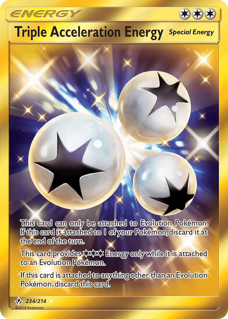 Triple Acceleration Energy 宝可梦 card