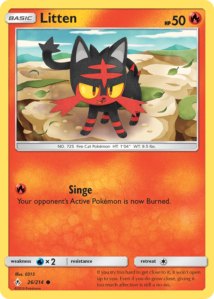 Litten Unbroken Bonds card
