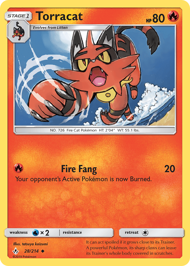 Torracat Unbroken Bonds card