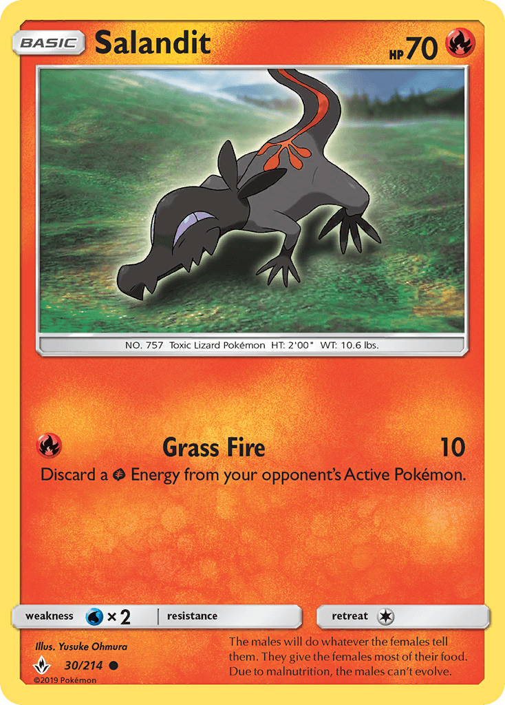 Salandit Unbroken Bonds card