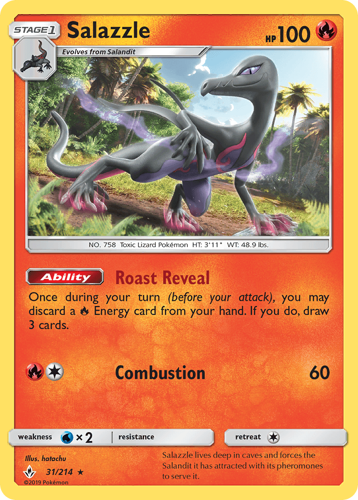 Salazzle Unbroken Bonds card