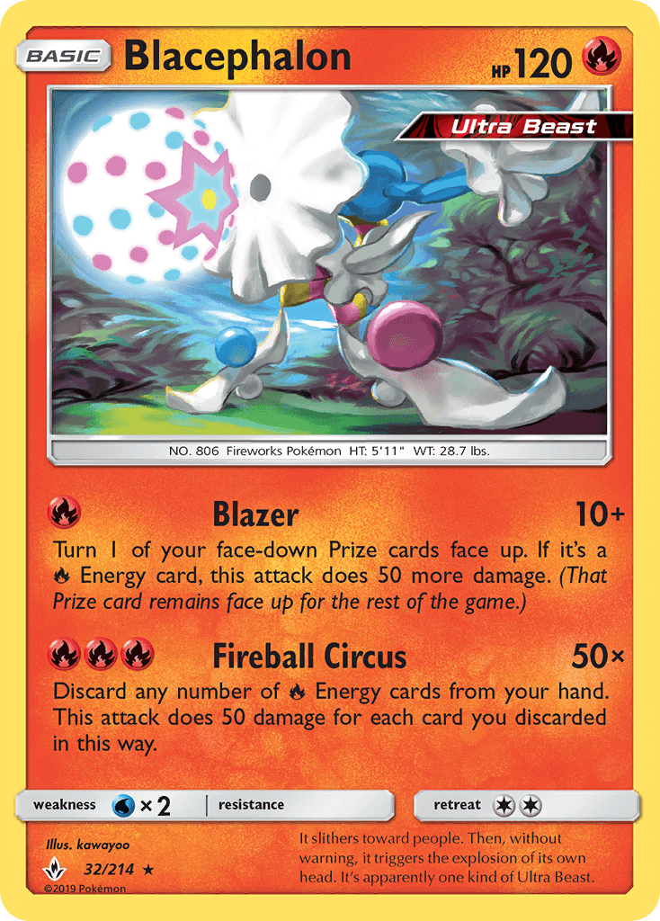 Blacephalon Unbroken Bonds card