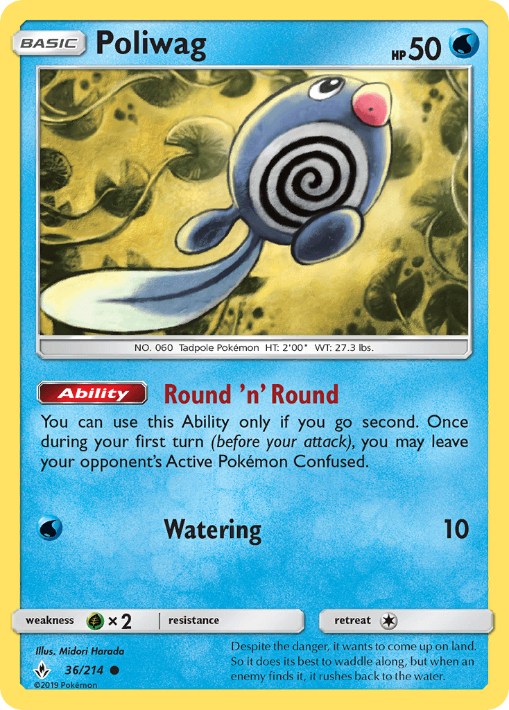 Poliwag Unbroken Bonds card
