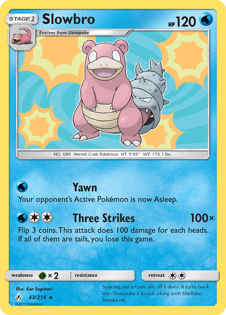 Slowbro Unbroken Bonds card