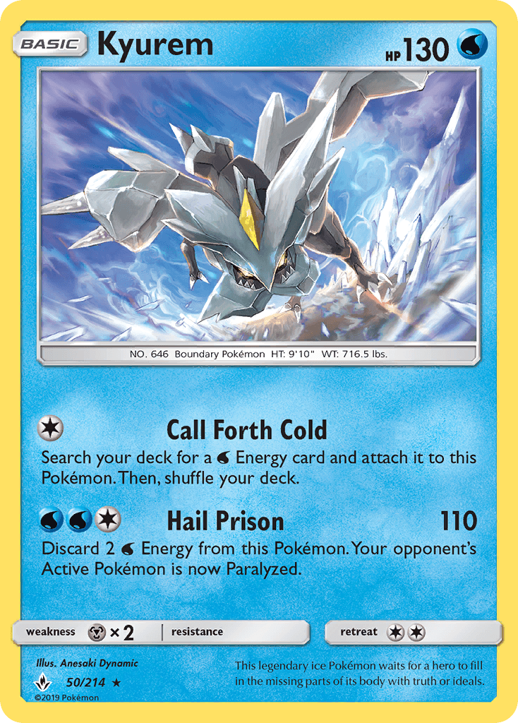 Kyurem Unbroken Bonds card