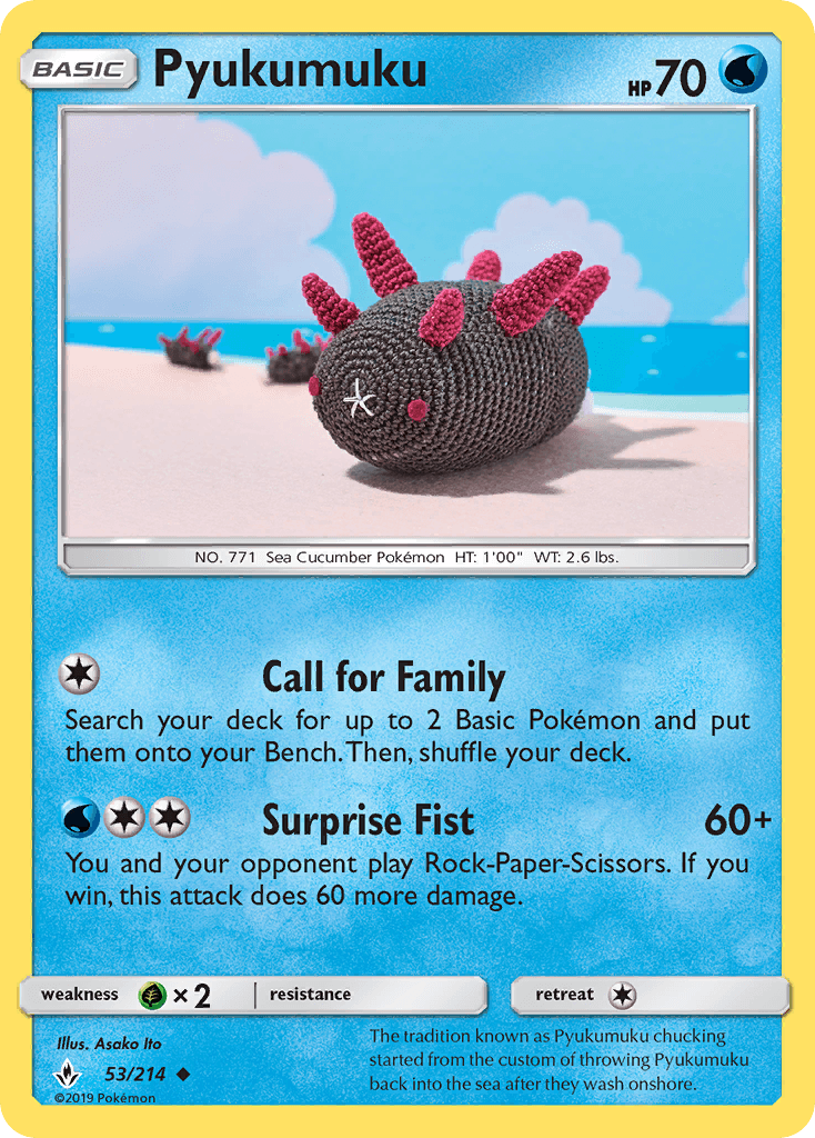 Pyukumuku Unbroken Bonds card