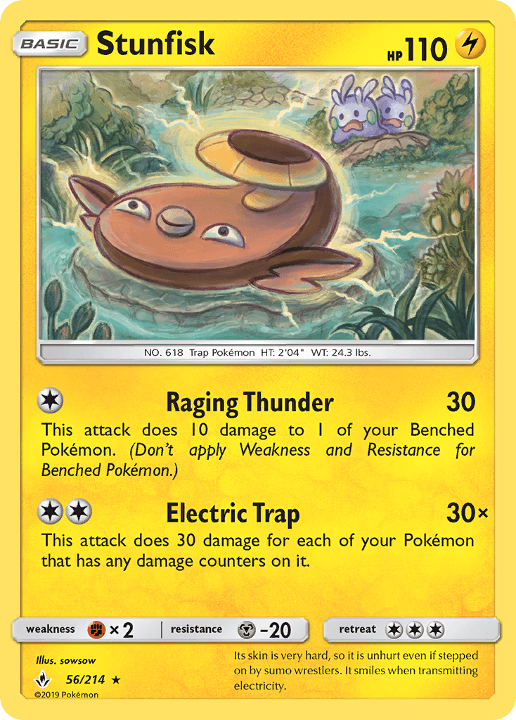 Stunfisk Unbroken Bonds card