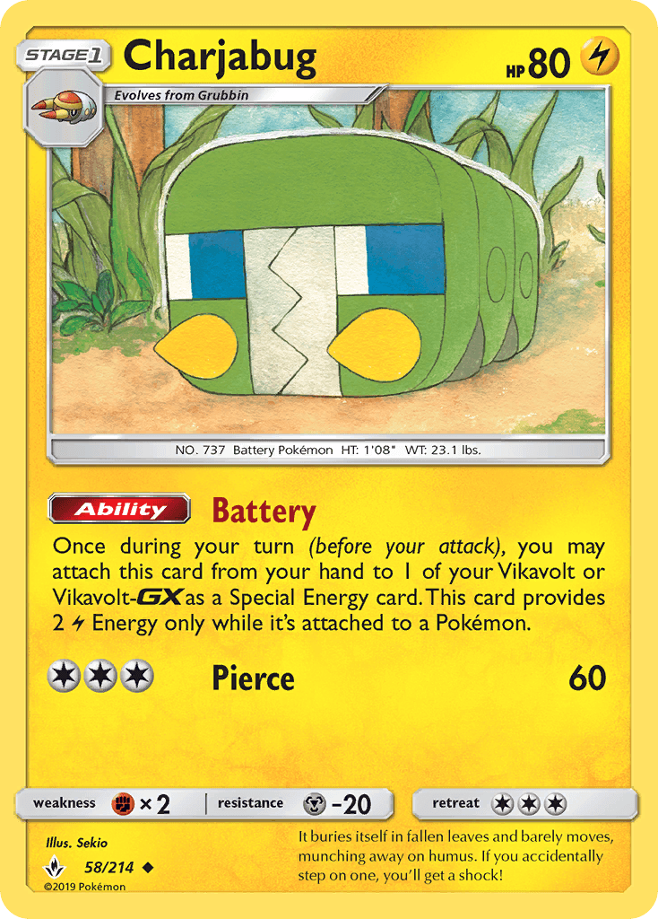 Charjabug Unbroken Bonds card