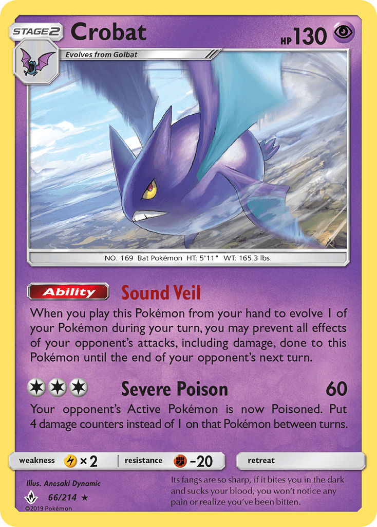Crobat Unbroken Bonds card