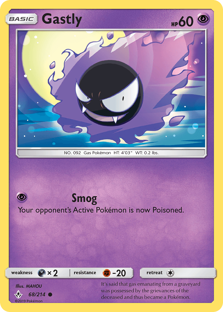 Gastly Unbroken Bonds card