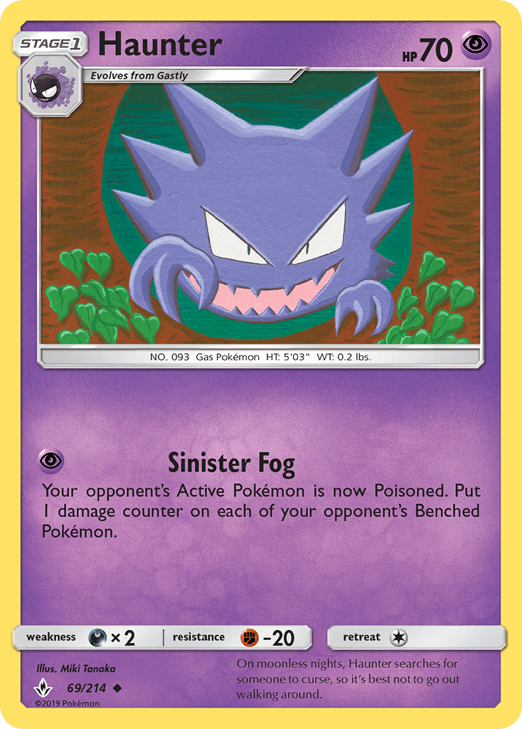 Haunter Unbroken Bonds card