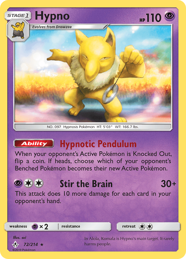 Hypno Unbroken Bonds card