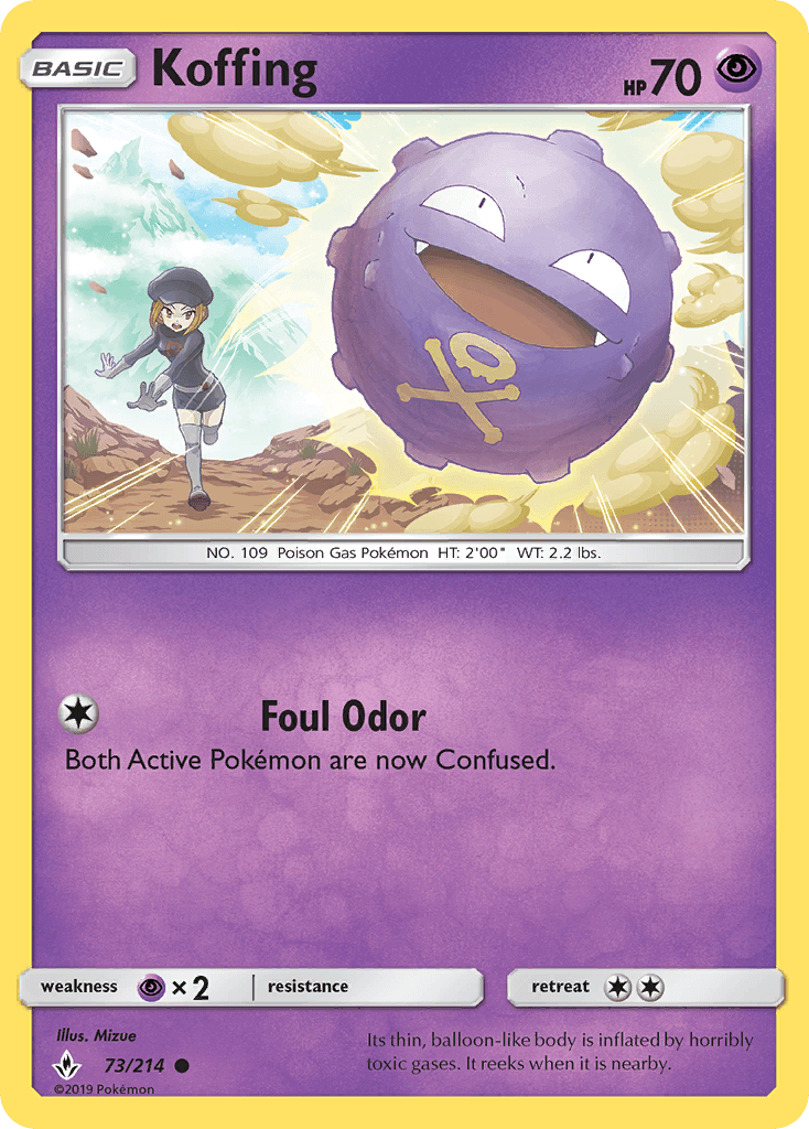 Koffing Unbroken Bonds card