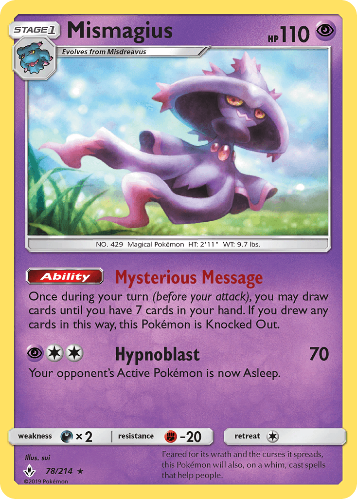 Mismagius Unbroken Bonds card