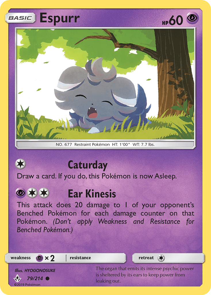 Espurr Unbroken Bonds card