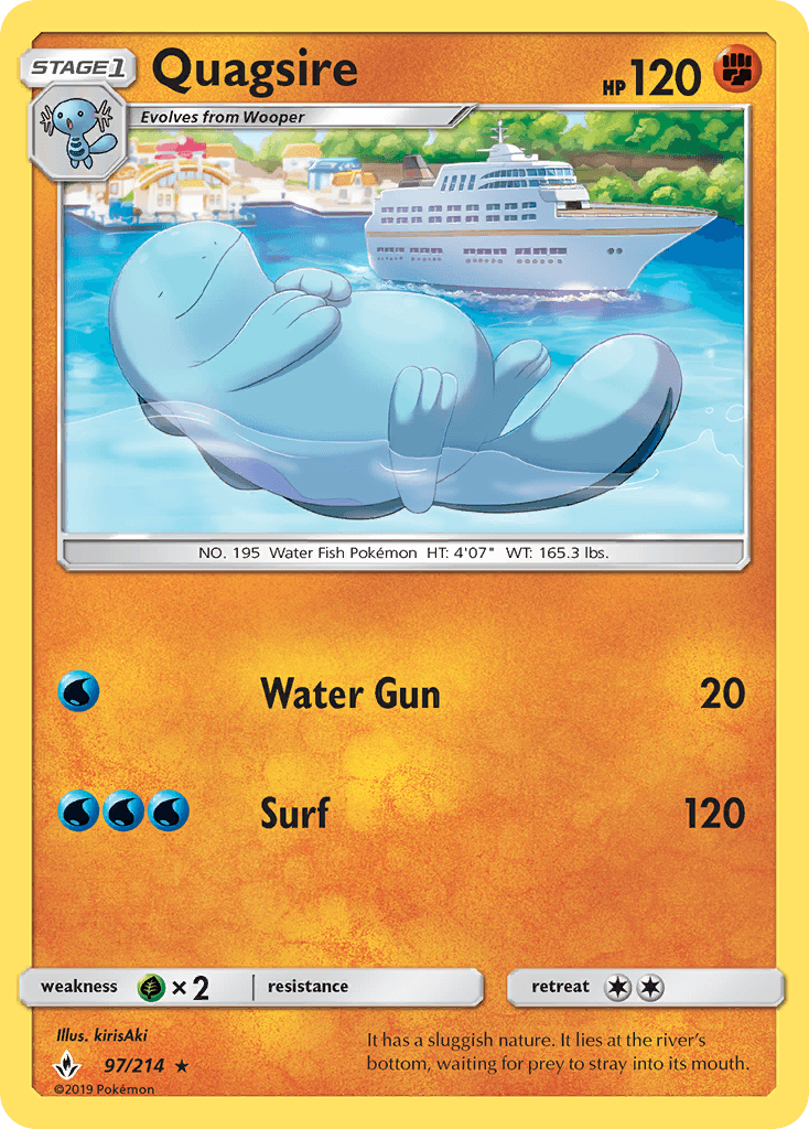 Quagsire Unbroken Bonds card