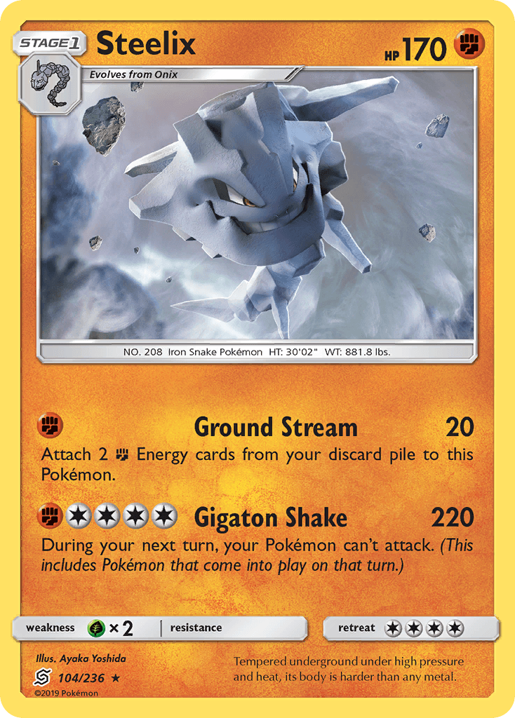 Steelix Unified Minds card