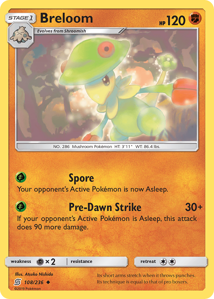 Breloom Unified Minds card