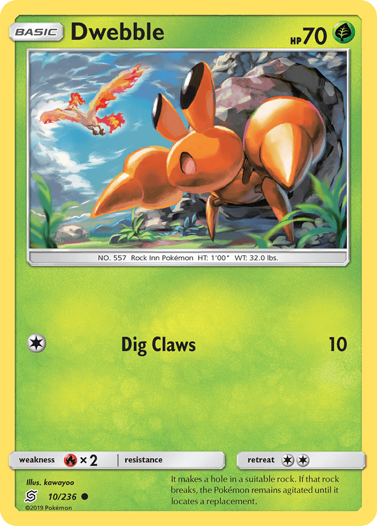 Dwebble 寶可夢 card