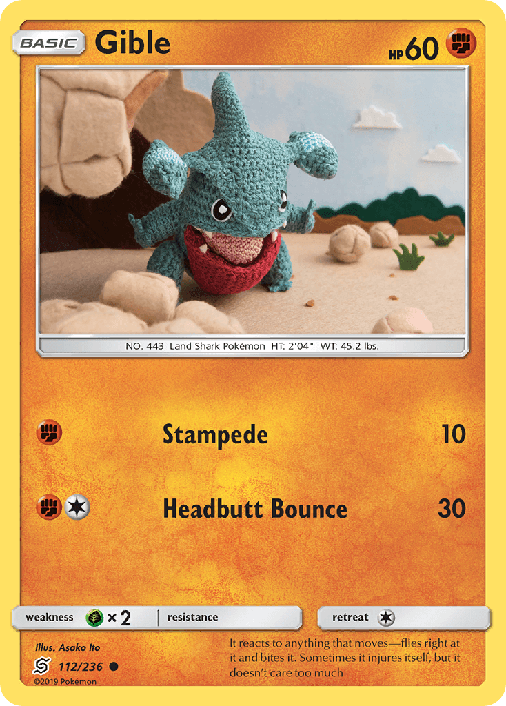 Gible 寶可夢 card