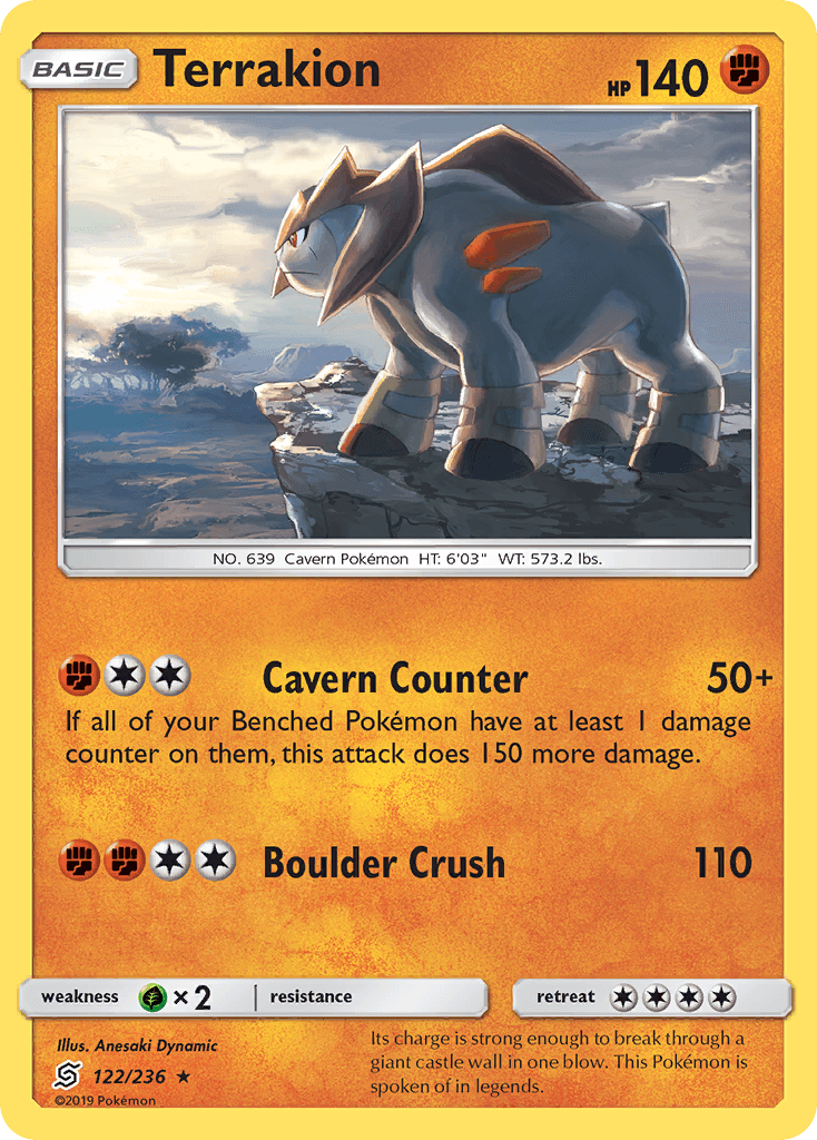Terrakion Unified Minds card
