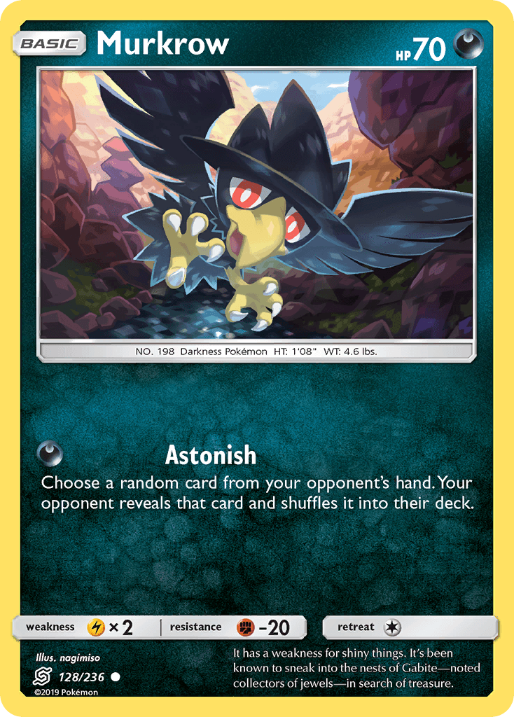 Murkrow Unified Minds card