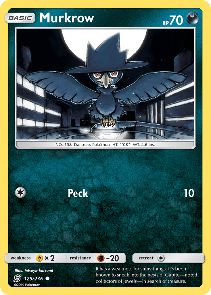 Murkrow Unified Minds card