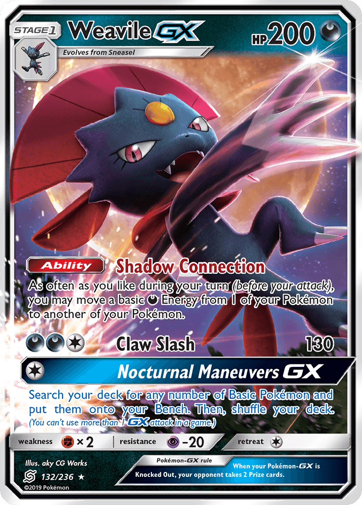 Weavile-GX Unified Minds card