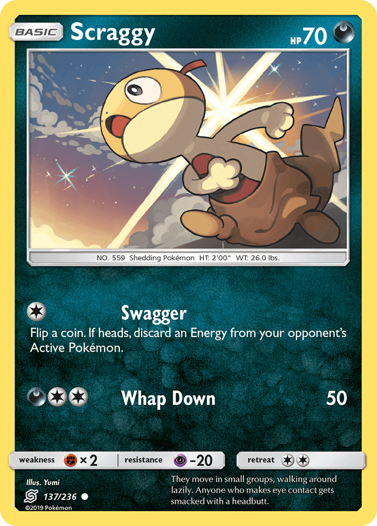 Scraggy Unified Minds card