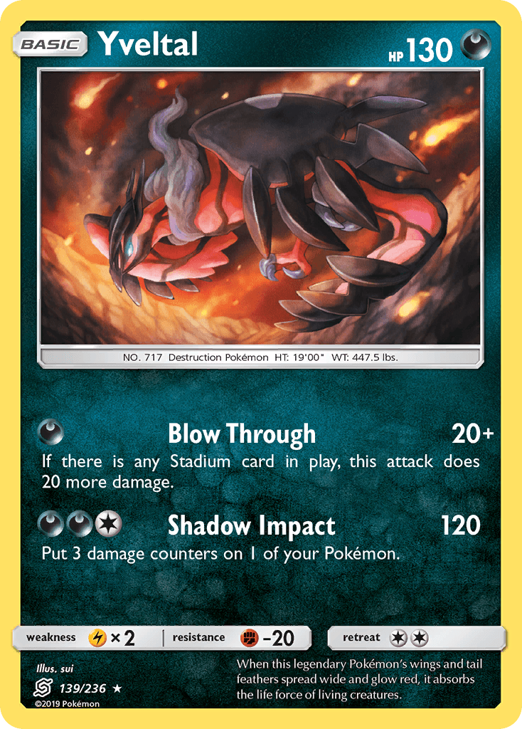Yveltal 寶可夢 card