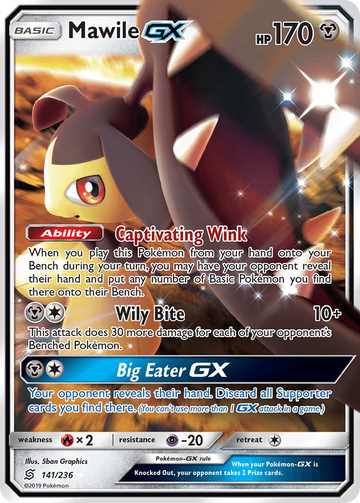 Mawile-GX Unified Minds card