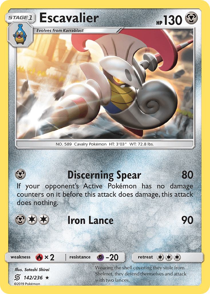 Escavalier 寶可夢 card
