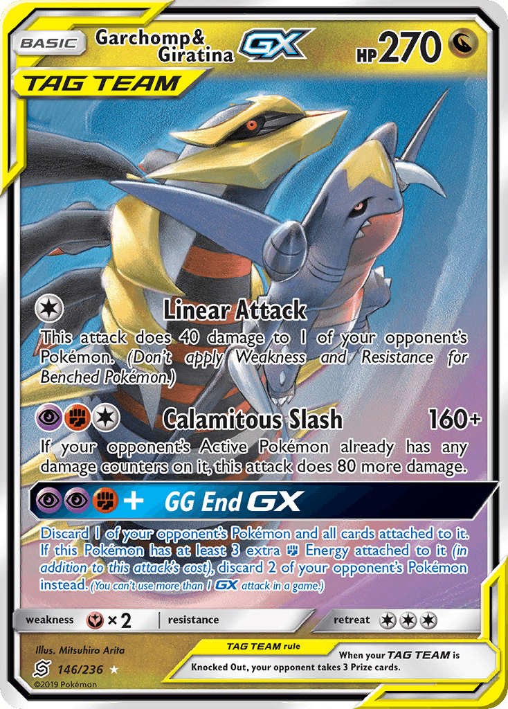Garchomp & Giratina-GX Unified Minds card