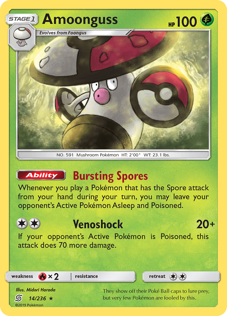 Amoonguss Unified Minds card