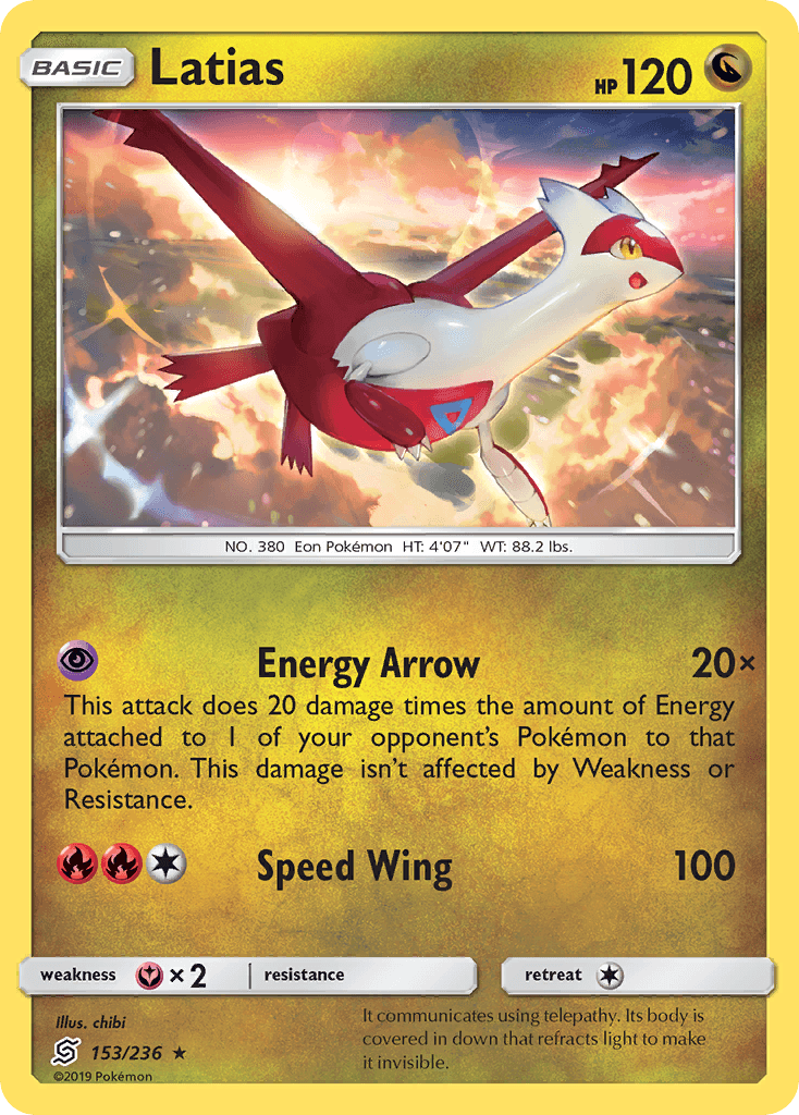 Latias Unified Minds card