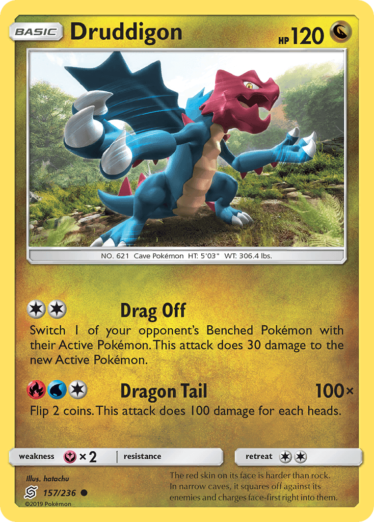 Druddigon Unified Minds card