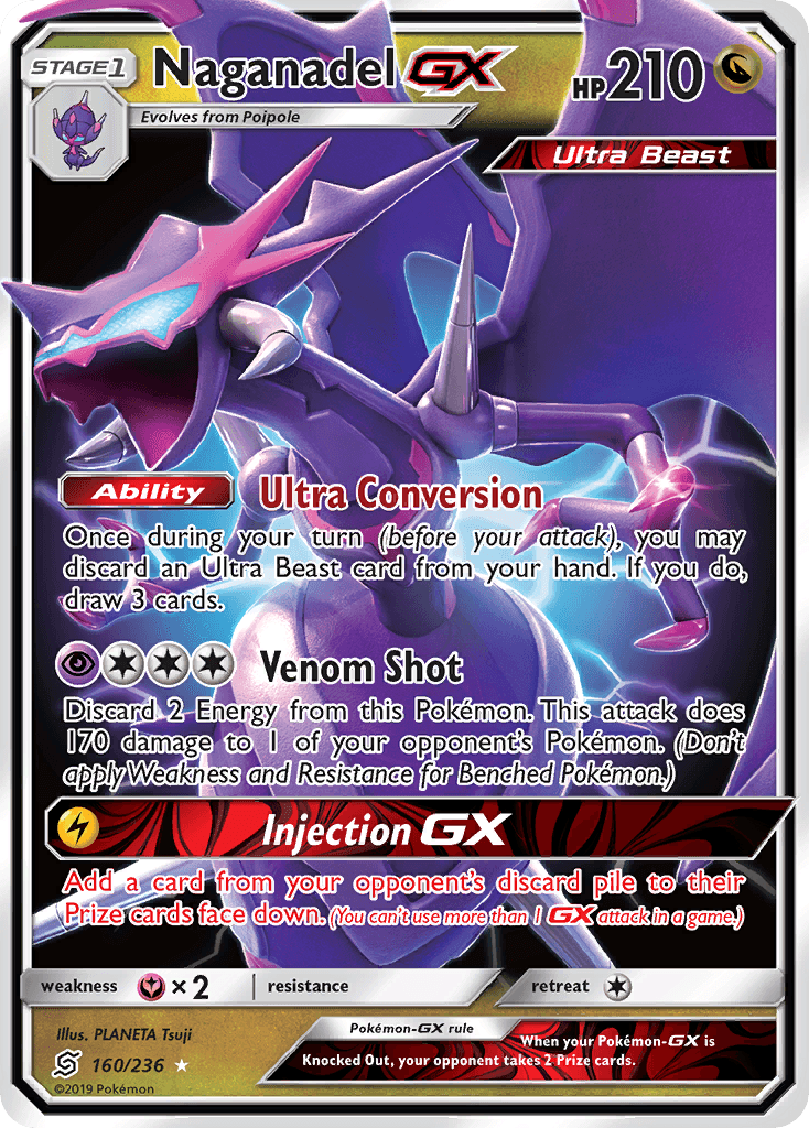 Naganadel-GX Unified Minds card
