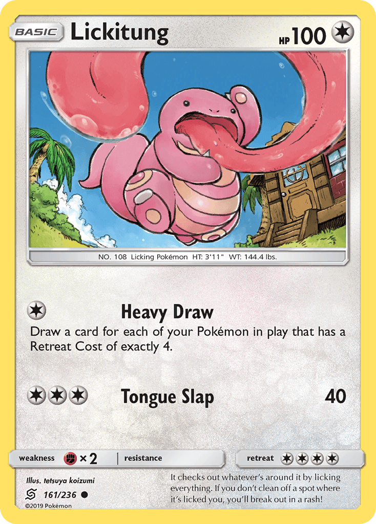 Lickitung Unified Minds card