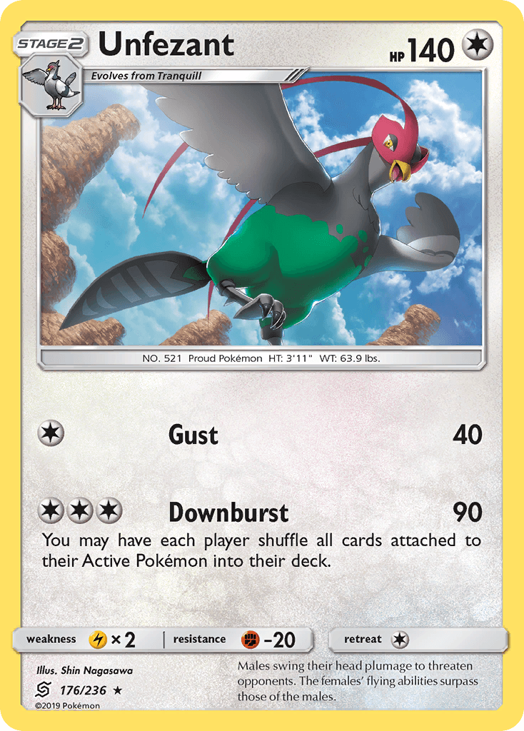 Unfezant Unified Minds card