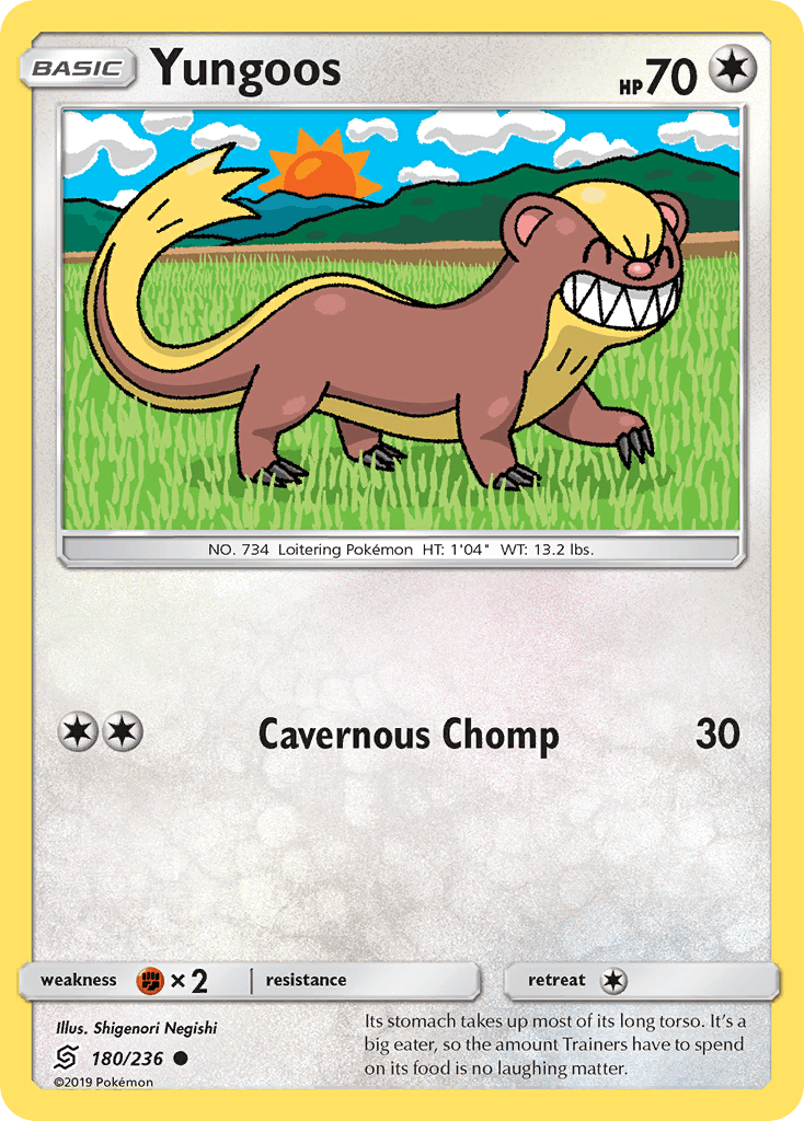 Yungoos 寶可夢 card