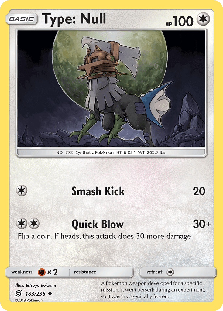 Type: Null 寶可夢 card