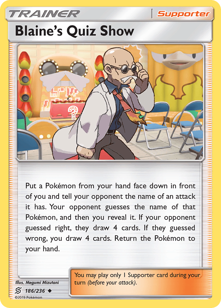 Blaine's Quiz Show Unified Minds card