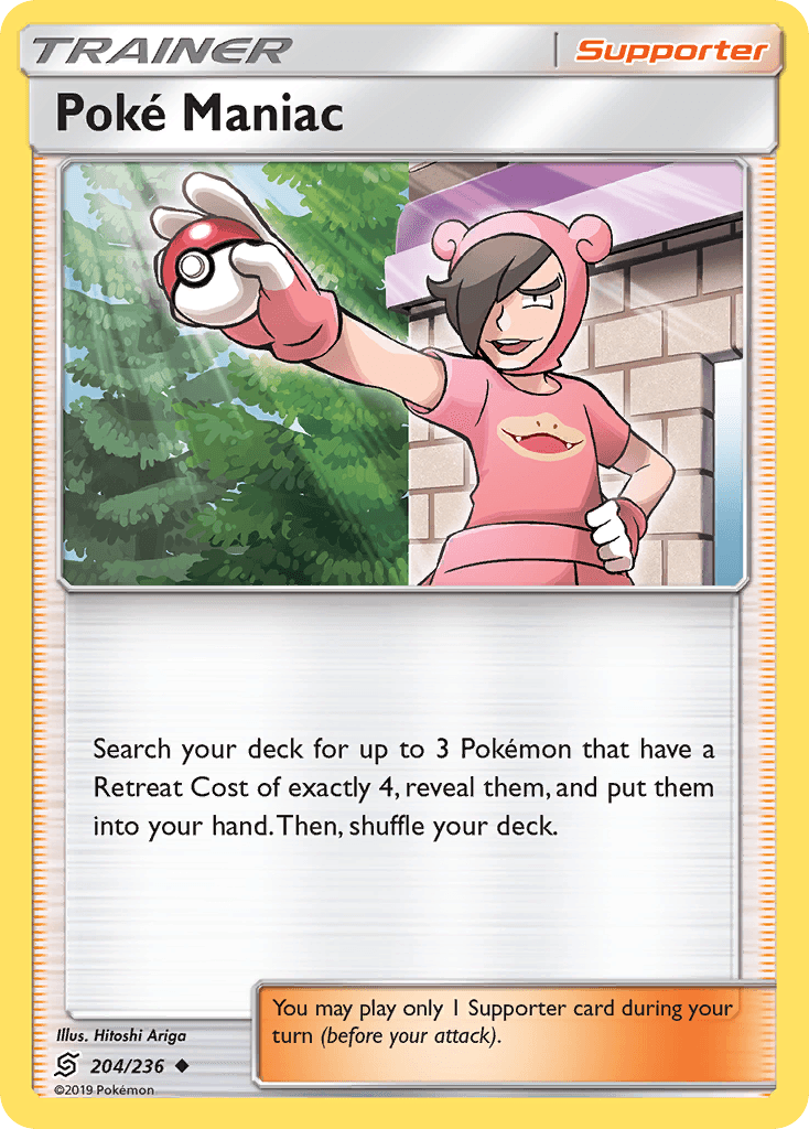 Poké Maniac Unified Minds card