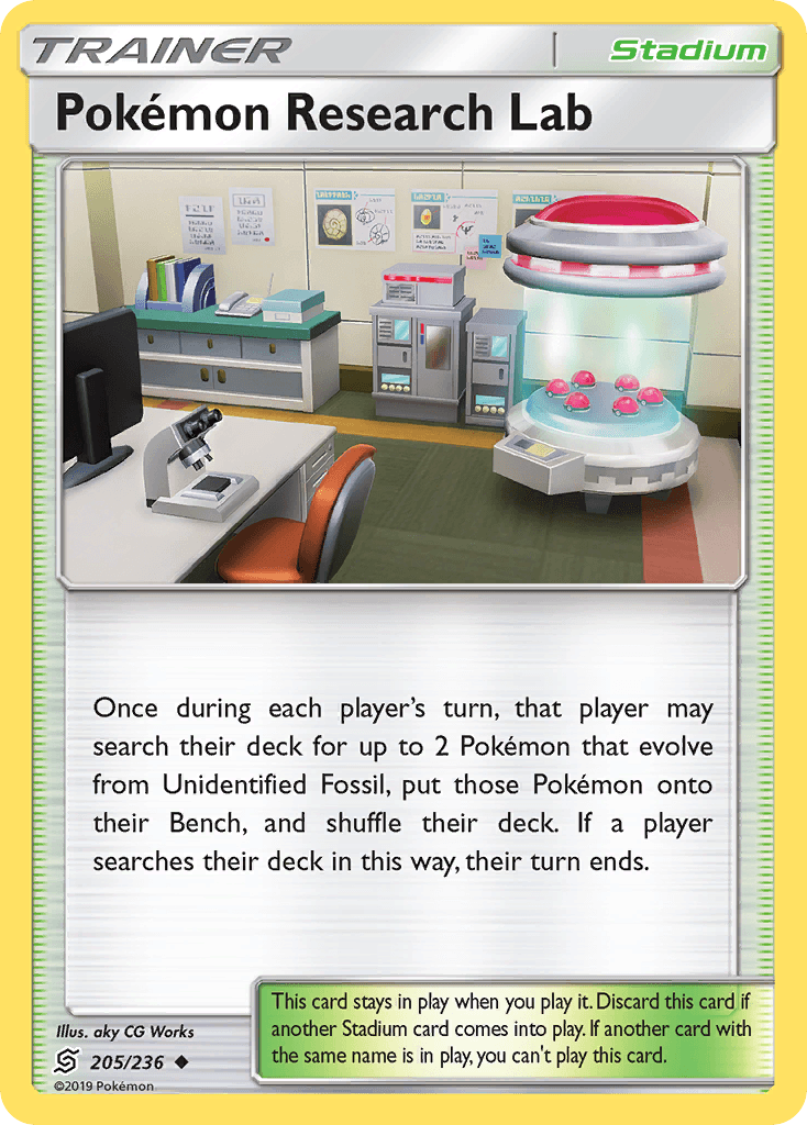 Pokémon Research Lab Unified Minds card