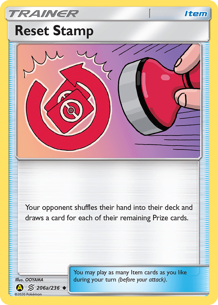 Reset Stamp 寶可夢 card