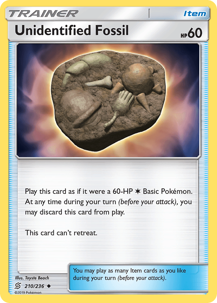Unidentified Fossil Unified Minds card