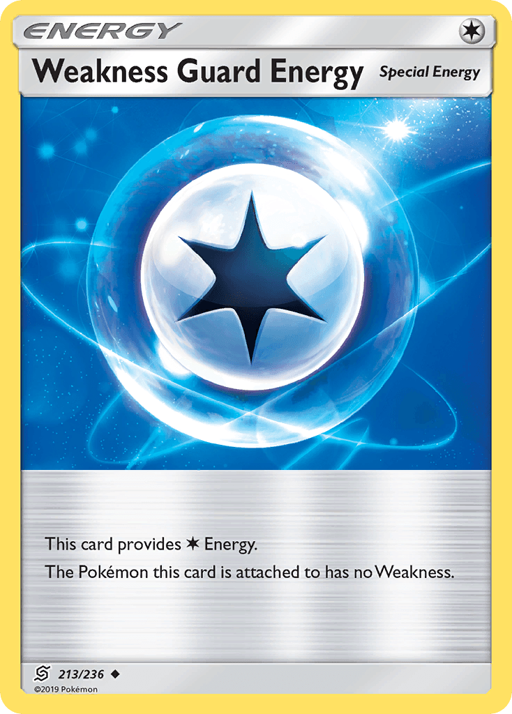 Weakness Guard Energy Unified Minds card