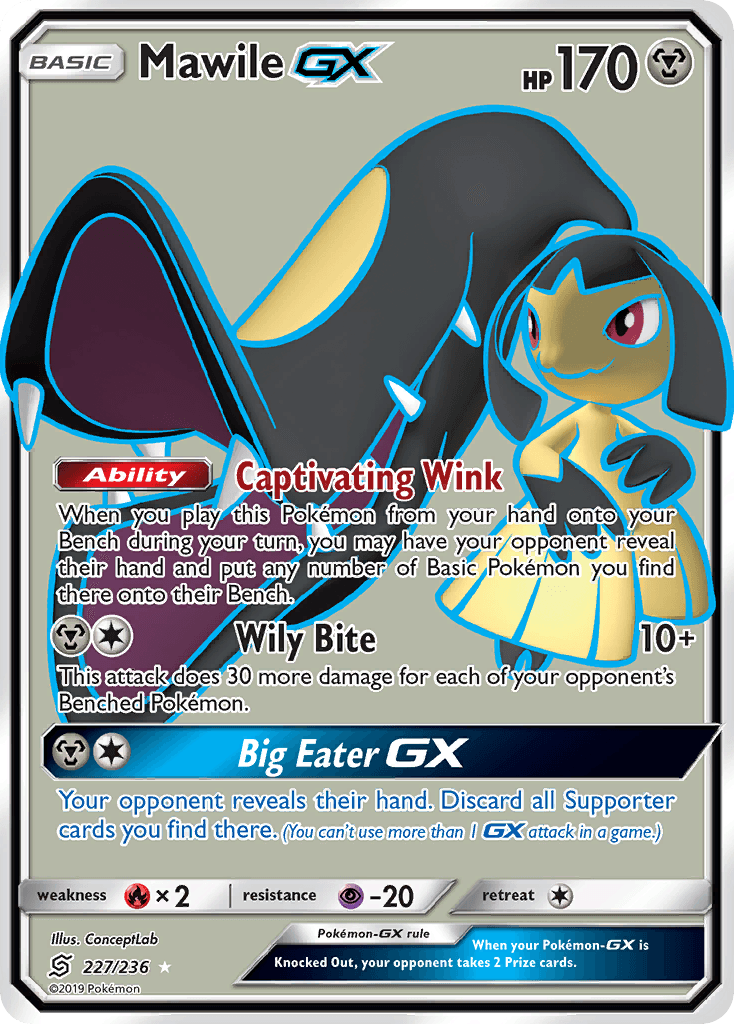 Mawile-GX Unified Minds card